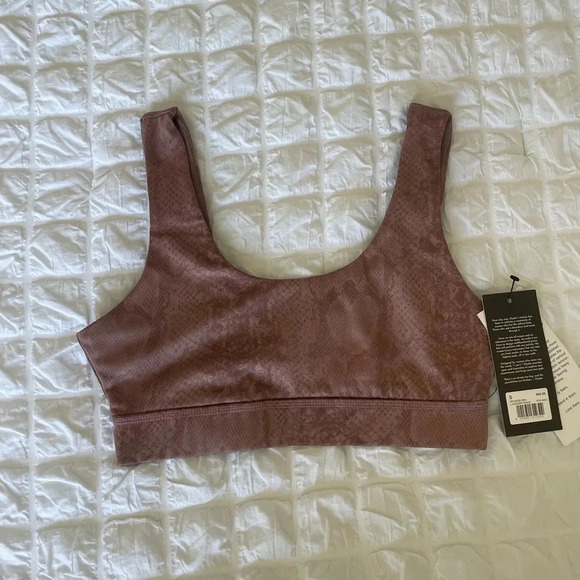 Glyder Spendid sports bra in lavender snake - Picture 4 of 10